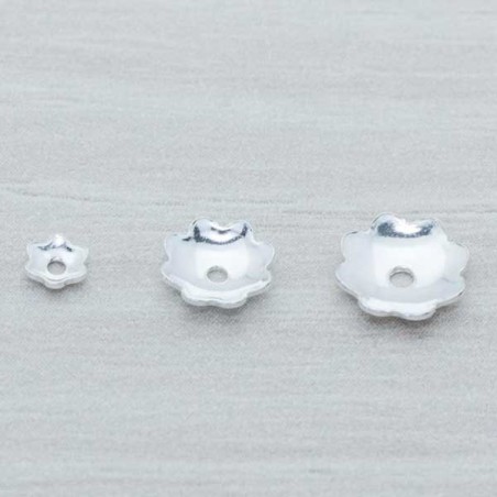 Casquilla flor Plata de Ley 925