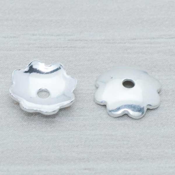 Casquilla flor Plata de Ley 925