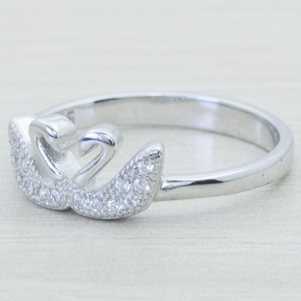 Anillo doble cisne Plata de Ley 925