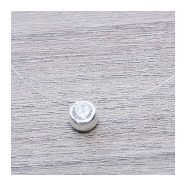 Collar punto de luz Plata de Ley 925