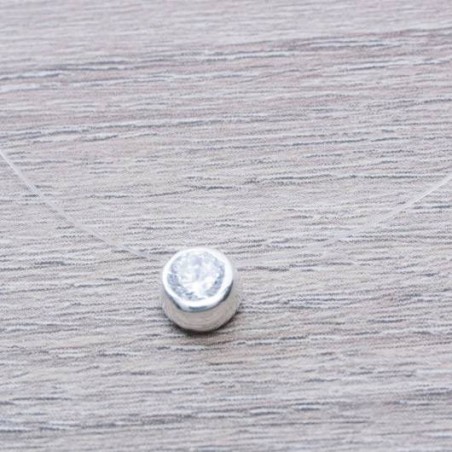 Collar punto de luz Plata de Ley 925