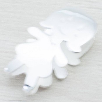 Entrepieza niña Plata lisa de Ley 925 2