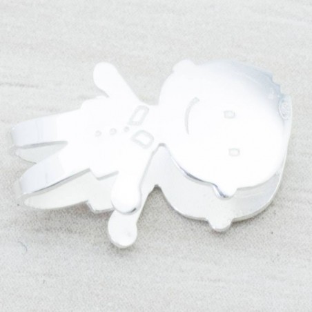 Entrepieza niño Plata lisa de Ley 925