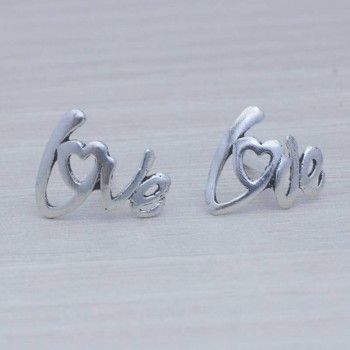 Pendientes letras Love Plata de Ley 925 2
