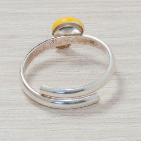 Anillo seta esmaltada Plata de Ley 925