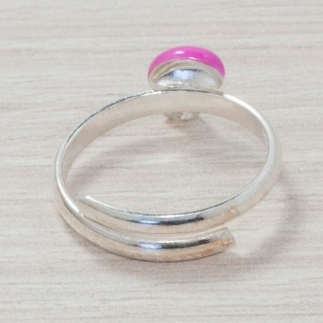 Anillo hongo esmaltado Plata de Ley 925