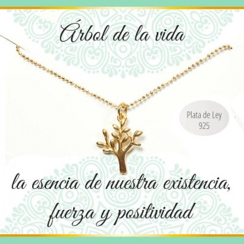 Collar con mensaje árbol 2
