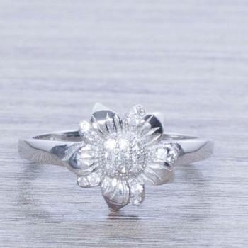 Anillo margarita Plata de Ley 925