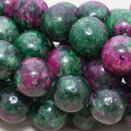 Ruby zoisite tira de 40 cm