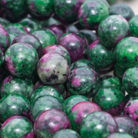 Ruby zoisite tira de 40 cm